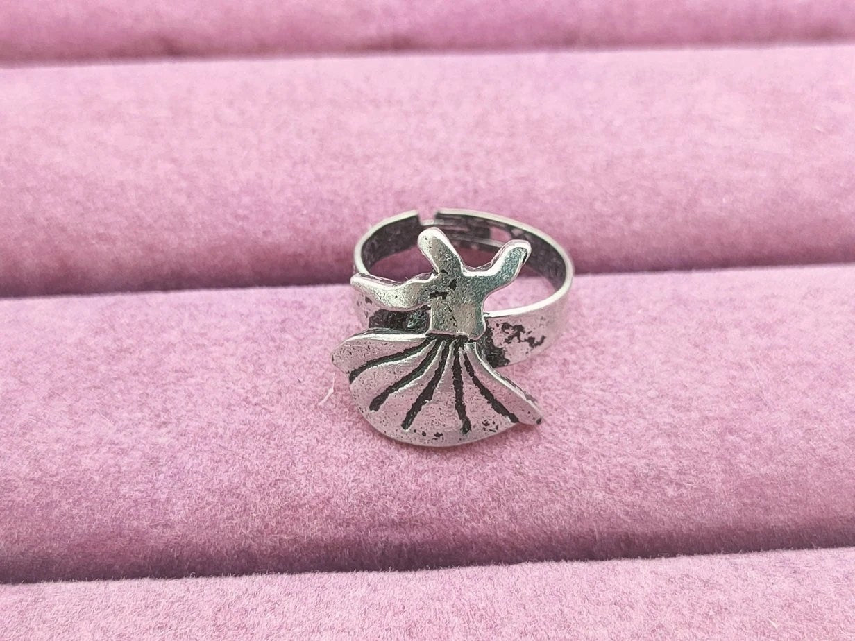 Anatolian Handmade Rings – Handmade Silver-Plated Turkish Ring