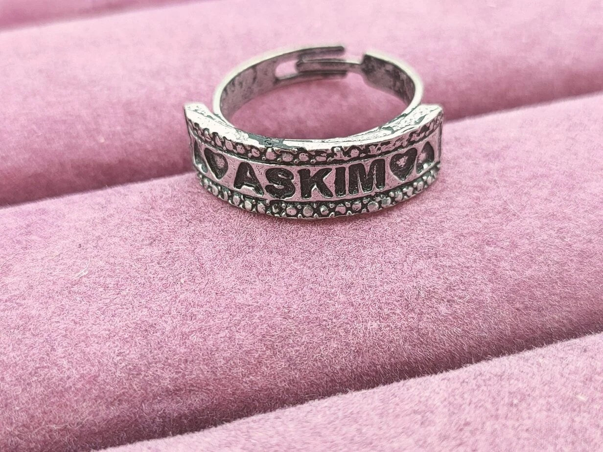Anatolian Handmade Rings – Handmade Silver-Plated Turkish Ring