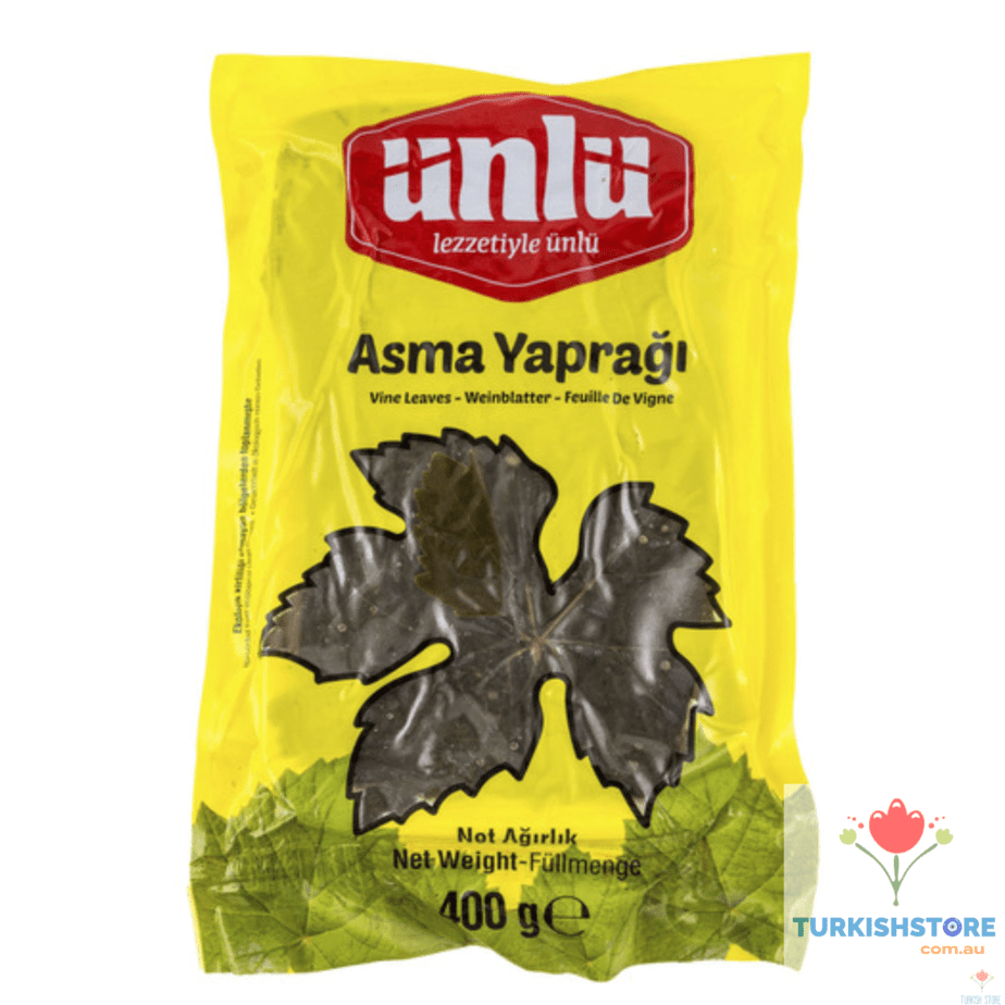 Asma Yapragi Vine Leaves Vacuum Packed. Dolma, Dolmades