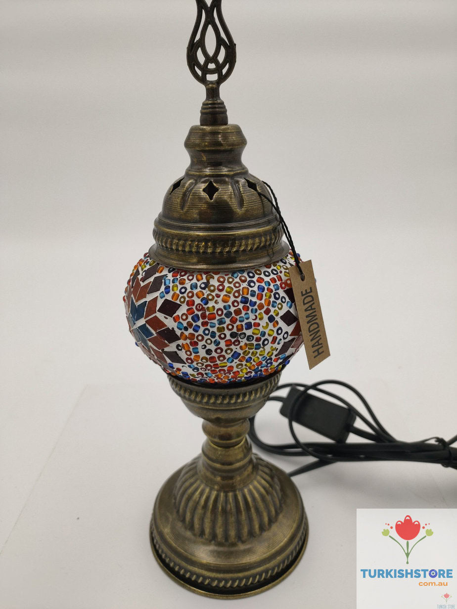 Handmade Turkish Mosaic Glass Table Lamp