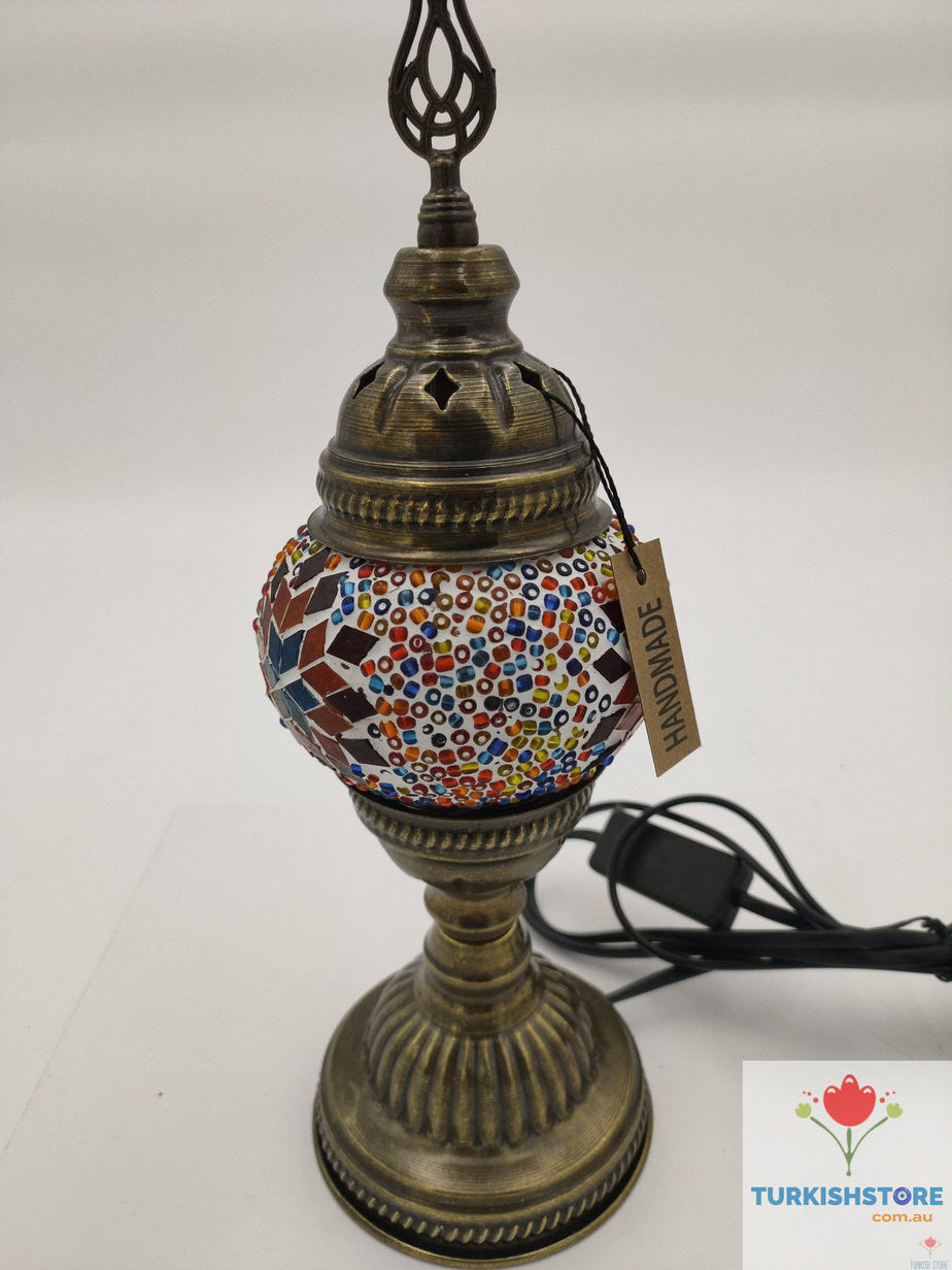Handmade Turkish Mosaic Glass Table Lamp