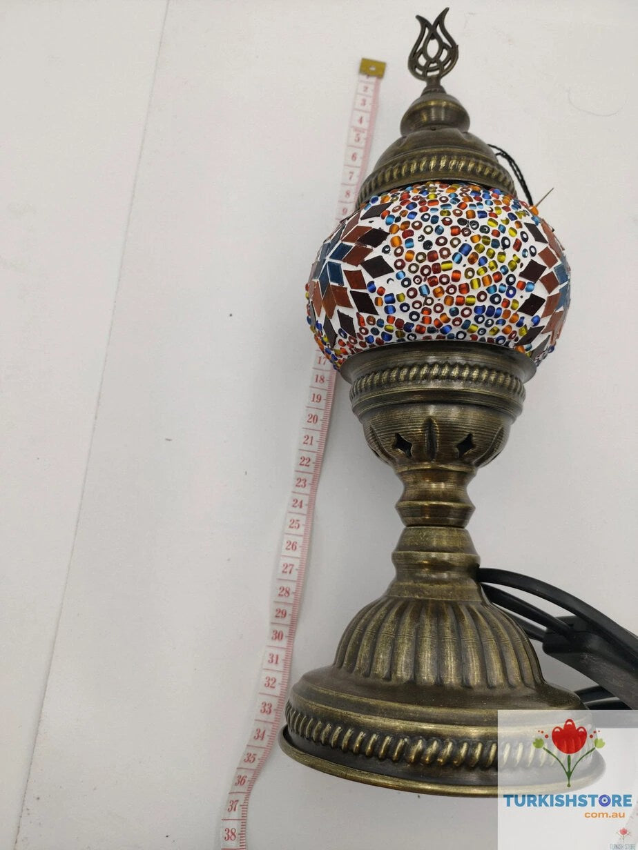 Handmade Turkish Mosaic Glass Table Lamp