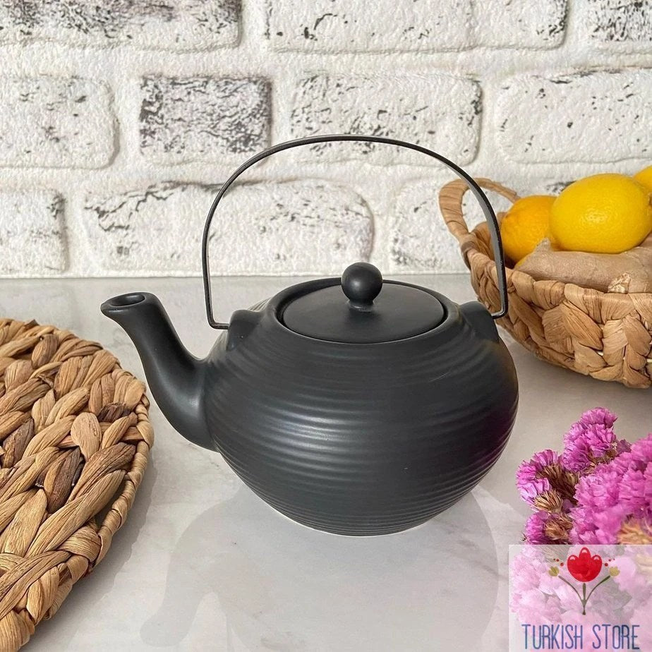 Ceramic Herbal Teapot -Kettle - 700ml