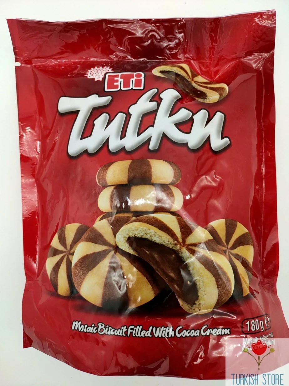 Eti Tutku Mosaic Biscuit Filled With Cocoa Cream - 10 pack-box