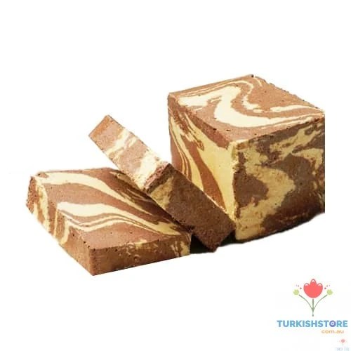 Halva- Traditional Turkish Dessert with Tahini, Cocoa & Roasted Pistachios – 350 g