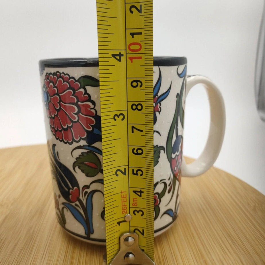 Turkish Coffee Mug Handcrafted Set of 2.