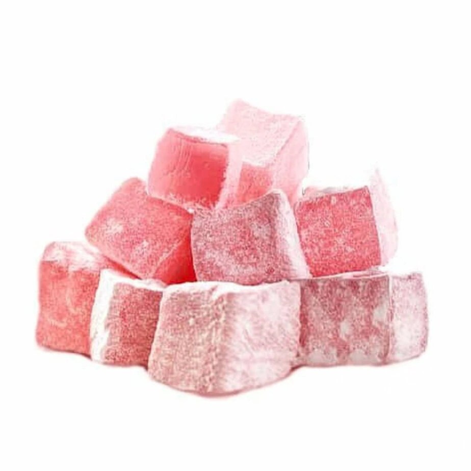 Turkish Delight Mixed Flavors. Authentic Rose Treats, 250g.