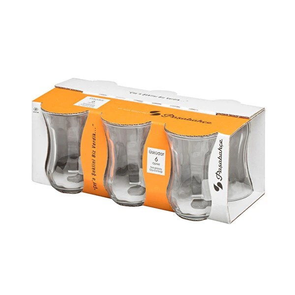 Paşabahçe Optikli Turkish Tea Glass Set – 6 Pieces