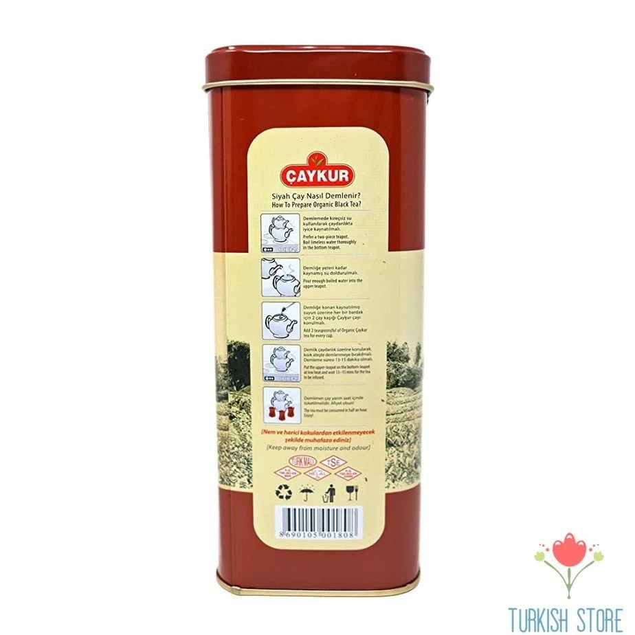 Caykur Organic Hemsin Turkish Tea -Organic Hemsin Turkish Tea - A Rare & Refreshing Blend